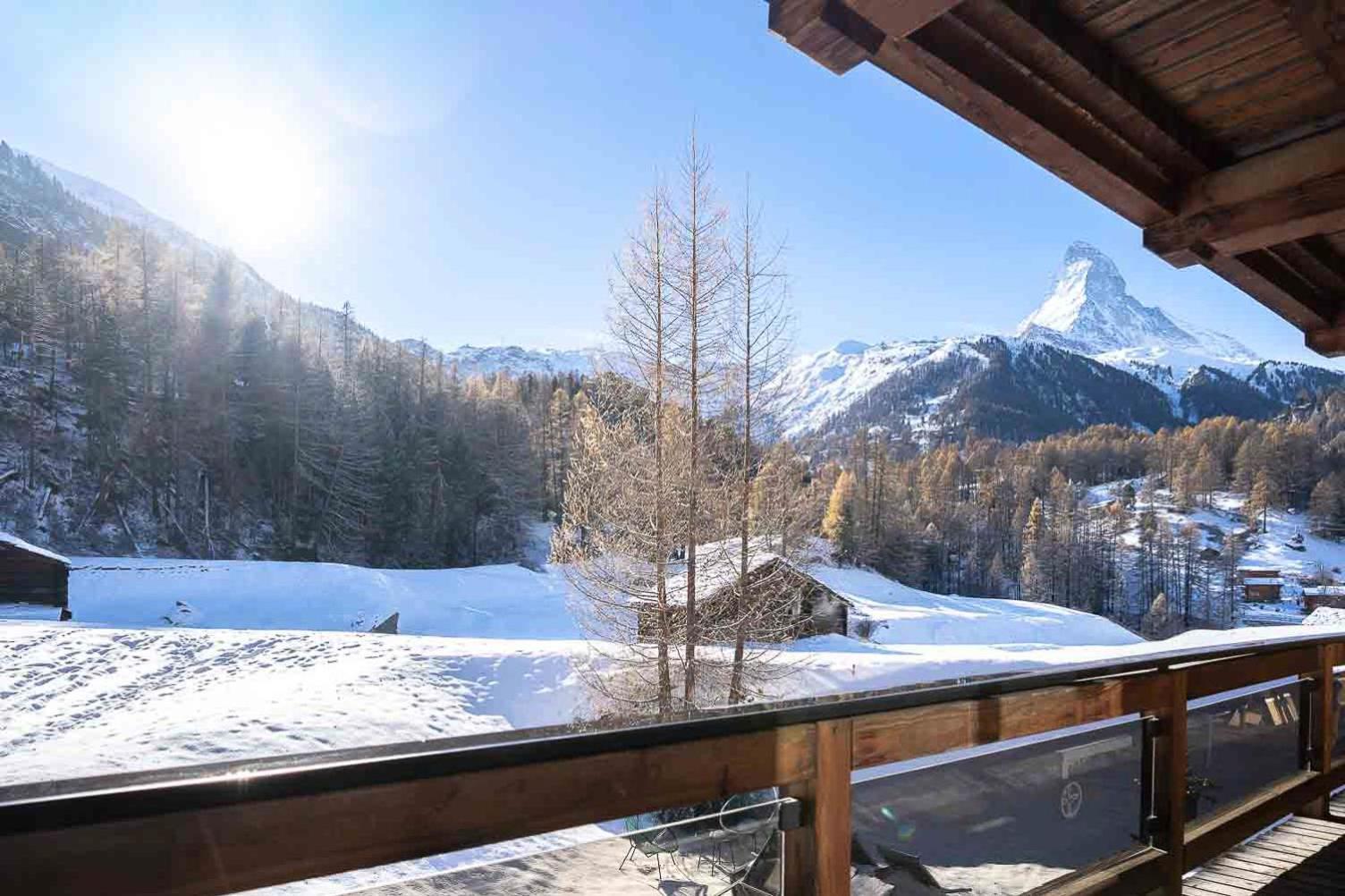 Duplex Apartment With Sauna In Zermatt Exterior foto